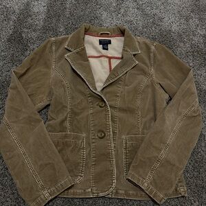 American Eagle Outfitters Brown Corduroy Blazer